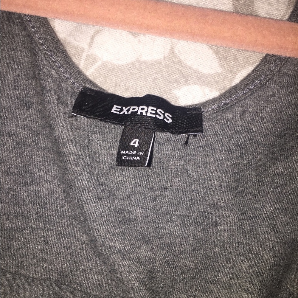 EXPRESS Black/gray dress